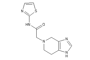 2-(1,4,6,7-tetrahydroimidazo[4,5-c]pyridin-5-yl)-N-thiazol-2-yl-acetamide