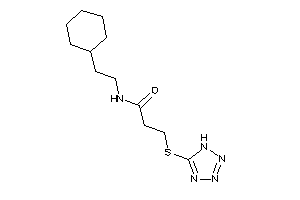 N-(2-cyclohexylethyl)-3-(1H-tetrazol-5-ylthio)propionamide