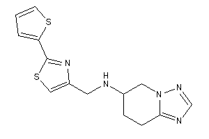 5,6,7,8-tetrahydro-[1,2,4]triazolo[1,5-a]pyridin-6-yl-[[2-(2-thienyl)thiazol-4-yl]methyl]amine