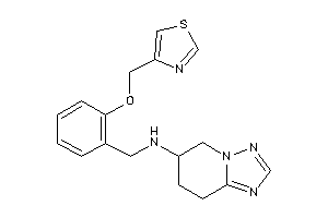 5,6,7,8-tetrahydro-[1,2,4]triazolo[1,5-a]pyridin-6-yl-[2-(thiazol-4-ylmethoxy)benzyl]amine