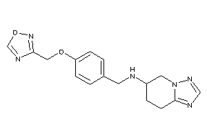 [4-(1,2,4-oxadiazol-3-ylmethoxy)benzyl]-(5,6,7,8-tetrahydro-[1,2,4]triazolo[1,5-a]pyridin-6-yl)amine