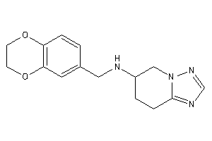 2,3-dihydro-1,4-benzodioxin-7-ylmethyl(5,6,7,8-tetrahydro-[1,2,4]triazolo[1,5-a]pyridin-6-yl)amine