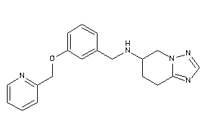 [3-(2-pyridylmethoxy)benzyl]-(5,6,7,8-tetrahydro-[1,2,4]triazolo[1,5-a]pyridin-6-yl)amine