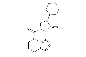 1-cyclohexyl-4-(6,7-dihydro-5H-[1,2,4]triazolo[1,5-a]pyrimidine-4-carbonyl)-2-pyrrolidone