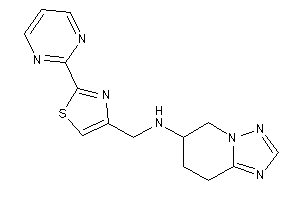 [2-(2-pyrimidyl)thiazol-4-yl]methyl-(5,6,7,8-tetrahydro-[1,2,4]triazolo[1,5-a]pyridin-6-yl)amine