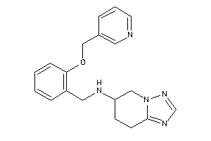 [2-(3-pyridylmethoxy)benzyl]-(5,6,7,8-tetrahydro-[1,2,4]triazolo[1,5-a]pyridin-6-yl)amine