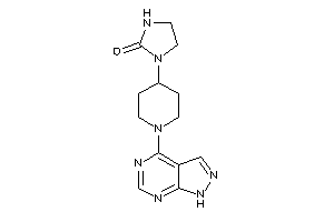 1-[1-(1H-pyrazolo[3,4-d]pyrimidin-4-yl)-4-piperidyl]-2-imidazolidinone