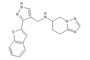 [3-(benzofuran-2-yl)-1H-pyrazol-4-yl]methyl-(5,6,7,8-tetrahydro-[1,2,4]triazolo[1,5-a]pyridin-6-yl)amine