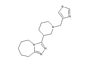 4-[[3-(6,7,8,9-tetrahydro-5H-[1,2,4]triazolo[4,3-a]azepin-3-yl)piperidino]methyl]thiazole