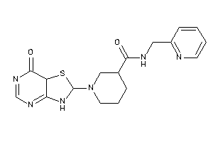 1-(7-keto-3,7a-dihydro-2H-thiazolo[4,5-d]pyrimidin-2-yl)-N-(2-pyridylmethyl)nipecotamide