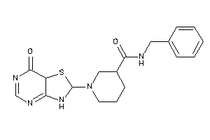 N-benzyl-1-(7-keto-3,7a-dihydro-2H-thiazolo[4,5-d]pyrimidin-2-yl)nipecotamide