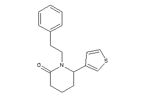 1-phenethyl-6-(3-thienyl)-2-piperidone