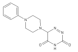 6-(4-phenylpiperazino)-6H-1,2,4-triazine-3,5-quinone