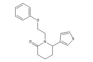 1-(2-phenoxyethyl)-6-(3-thienyl)-2-piperidone