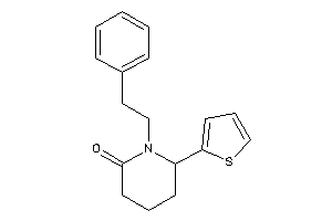 1-phenethyl-6-(2-thienyl)-2-piperidone