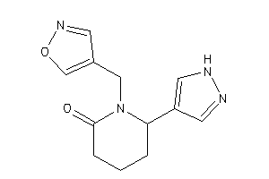 1-(isoxazol-4-ylmethyl)-6-(1H-pyrazol-4-yl)-2-piperidone