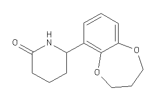 6-(3,4-dihydro-2H-1,5-benzodioxepin-6-yl)-2-piperidone