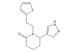 6-(1H-pyrazol-4-yl)-1-[2-(2-thienyl)ethyl]-2-piperidone