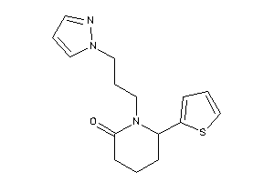 1-(3-pyrazol-1-ylpropyl)-6-(2-thienyl)-2-piperidone