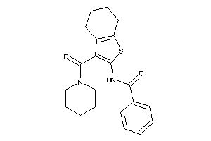 Image of N-[3-(piperidine-1-carbonyl)-4,5,6,7-tetrahydrobenzothiophen-2-yl]benzamide