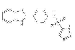 N-[4-(2,3-dihydro-1,3-benzothiazol-2-yl)phenyl]-1H-imidazole-5-sulfonamide