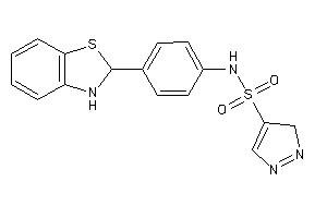 Image of N-[4-(2,3-dihydro-1,3-benzothiazol-2-yl)phenyl]-3H-pyrazole-4-sulfonamide