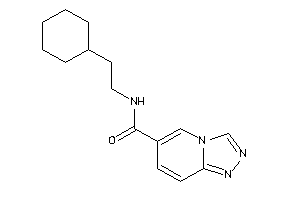 N-(2-cyclohexylethyl)-[1,2,4]triazolo[4,3-a]pyridine-6-carboxamide