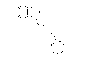 3-[2-(morpholin-2-ylmethylamino)ethyl]-1,3-benzoxazol-2-one