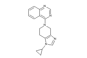 4-(1-cyclopropyl-6,7-dihydro-4H-imidazo[4,5-c]pyridin-5-yl)quinazoline