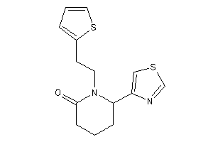 6-thiazol-4-yl-1-[2-(2-thienyl)ethyl]-2-piperidone