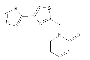 1-[[4-(2-thienyl)thiazol-2-yl]methyl]pyrimidin-2-one