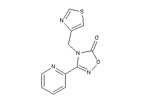 Image of 3-(2-pyridyl)-4-(thiazol-4-ylmethyl)-1,2,4-oxadiazol-5-one