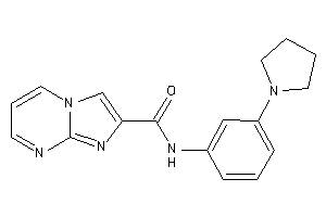 N-(3-pyrrolidinophenyl)imidazo[1,2-a]pyrimidine-2-carboxamide