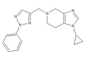 1-cyclopropyl-5-[(2-phenyltriazol-4-yl)methyl]-6,7-dihydro-4H-imidazo[4,5-c]pyridine