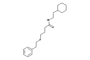 N-(2-cyclohexylethyl)-4-phenethyloxy-butyramide