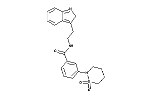 3-(1,1-diketothiazinan-2-yl)-N-[2-(2H-indol-3-yl)ethyl]benzamide