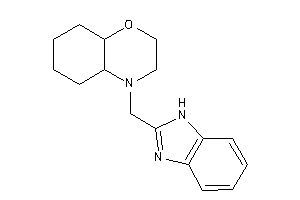 4-(1H-benzimidazol-2-ylmethyl)-2,3,4a,5,6,7,8,8a-octahydrobenzo[b][1,4]oxazine