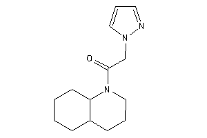 1-(3,4,4a,5,6,7,8,8a-octahydro-2H-quinolin-1-yl)-2-pyrazol-1-yl-ethanone