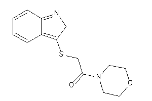 2-(2H-indol-3-ylthio)-1-morpholino-ethanone