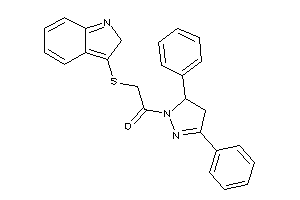 1-(3,5-diphenyl-2-pyrazolin-1-yl)-2-(2H-indol-3-ylthio)ethanone