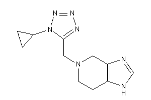 5-[(1-cyclopropyltetrazol-5-yl)methyl]-1,4,6,7-tetrahydroimidazo[4,5-c]pyridine