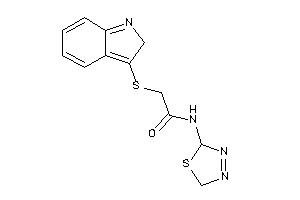 Image of N-(2,5-dihydro-1,3,4-thiadiazol-2-yl)-2-(2H-indol-3-ylthio)acetamide