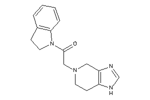 1-indolin-1-yl-2-(1,4,6,7-tetrahydroimidazo[4,5-c]pyridin-5-yl)ethanone