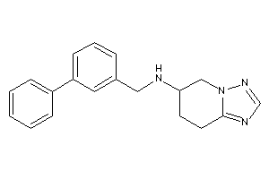 (3-phenylbenzyl)-(5,6,7,8-tetrahydro-[1,2,4]triazolo[1,5-a]pyridin-6-yl)amine