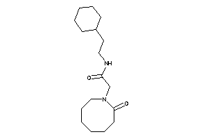 Image of N-(2-cyclohexylethyl)-2-(2-ketoazocan-1-yl)acetamide