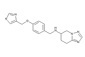 5,6,7,8-tetrahydro-[1,2,4]triazolo[1,5-a]pyridin-6-yl-[4-(thiazol-4-ylmethoxy)benzyl]amine