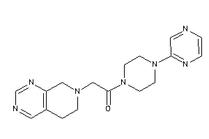 2-(6,8-dihydro-5H-pyrido[3,4-d]pyrimidin-7-yl)-1-(4-pyrazin-2-ylpiperazino)ethanone