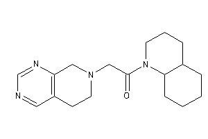 1-(3,4,4a,5,6,7,8,8a-octahydro-2H-quinolin-1-yl)-2-(6,8-dihydro-5H-pyrido[3,4-d]pyrimidin-7-yl)ethanone