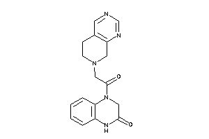 4-[2-(6,8-dihydro-5H-pyrido[3,4-d]pyrimidin-7-yl)acetyl]-1,3-dihydroquinoxalin-2-one