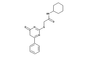 N-cyclohexyl-2-[(4-keto-6-phenyl-5H-pyrimidin-2-yl)thio]acetamide